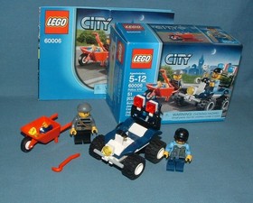CITY, POLICE SETS 60006 ATV / 60206 JET PATROL / 60241 DOG UNIT - LEGO - USED