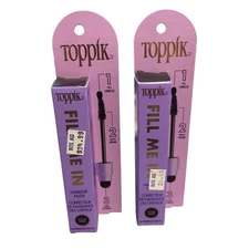 Toppik Fill Me In Hair Line Filler Black Noir 0.176 oz. Lot Of 2 Packs