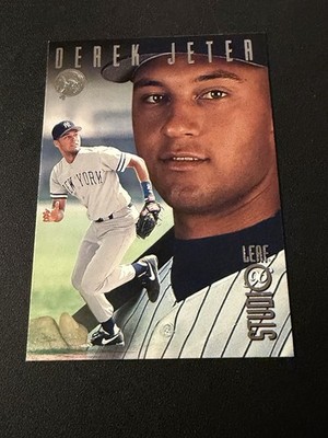 1996 Leaf Studio Derek Jeter #33 HOF