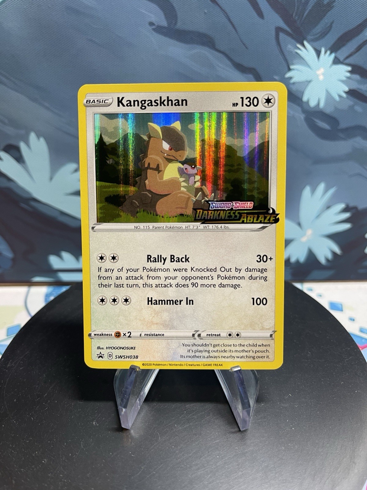 Pokemon Kangaskhan (Prerelease) SWSH038 SWSH: Sword & Shield Promo Cards Holo NM