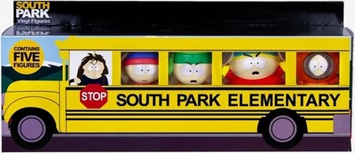 KHADOU South Park Vinyl Figuren Elementary Bus mit 5 Figuren