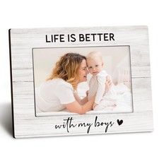 Mom Son 4x6 Picture Frame, Boy Mother Gifts, Mothers Day Gifts from Boys, Mom...