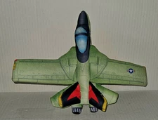 Wrist Huggers Aircraft F-14 Plush  Wild Republic Airplane Imagine Play Soft Rare