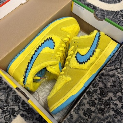 Size 10.5 - Nike Dunk Low SB x Grateful Dead Yellow Bear