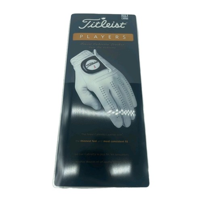 #ad Titleist Players men#x27;s golf glove LG size white cabretta leather. $21.99