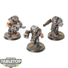 Astra Militarum - 3x Bullgryns - bemalt