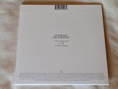 Coldplay THE SCIENTIST 7" Limited Edition Original UK Press **Near Mint Vinyl** - Picture 4 of 4