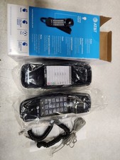 AT T Trimline Telephone 13 Number Memory Model 210 Black, New never used