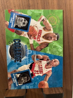 Hakeem Olajuwon Clyde Drexler 1994-95 Topps Stadium Club College Teammates #104