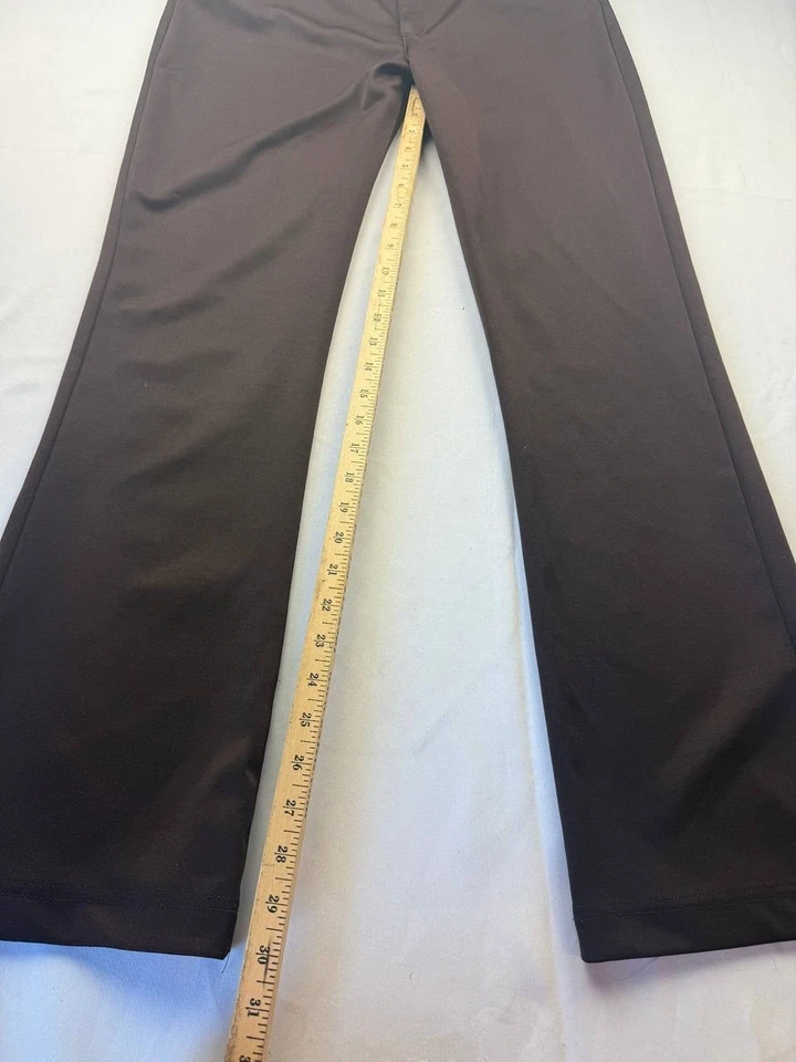 Pantalones de vestir Joe Benbasset para mujer talla 10 marrón corte bota carrera oficina Foto 2 de 4