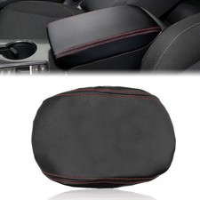 Car Armrest Storage Box Lids Car Center Console Armrest Cover-Red line