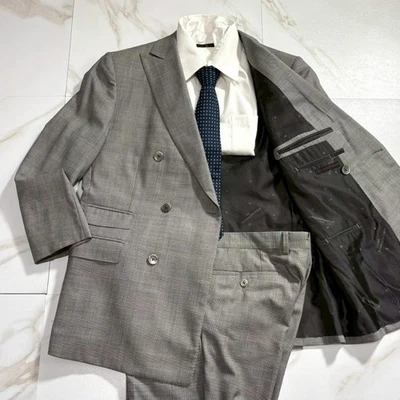 [Bon état] Setup costume Zegna double boutonnage Glen Check - Photo 1/4