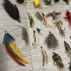 Vintage Fly Rod Lure Lot of 53 Heddon ? Pflueger? South Bend?  Wood Flies More. — photo 3