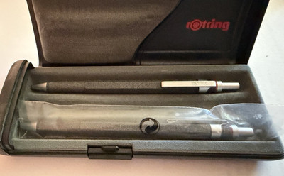Rotring 600 Lava Ballpoint + Mechanical Pencil Set in Case