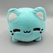 Tasty Peach 2022 Aurora Meowchi Kitty Cat Mint Green 7" Plush Kawaii