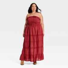 Women Cotton Maxi Pullover Sundress - Universal