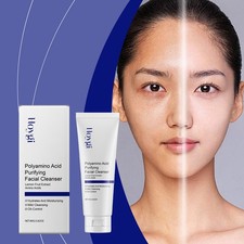 Acne Face Wash Gentle Hydrating, Hyaluronic Acid Collagen Non-drying Cleanser