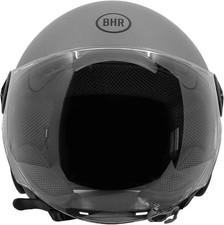 BHR 832 - Casco Minimal Omologato ECE 22.06 GRIGIO OPACO Demi Jet Tg XL (60cm)