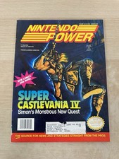 Nintendo Power Magazine 32 w/ Super Castlevania IV Cover  The Rocketeer Poster