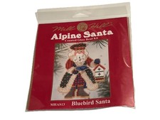 Mill Hill Alpine Santa Counted Glass Bead Kit BLUEBIRD SANTA Christmas 2003 NOS