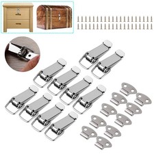 10x Spannverschluss Schnappschloss Kistenverschluss Kofferverschluss Stahl