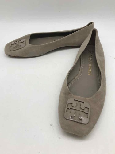 Pre-Owned Tory Burch Gray Size 9 Ballet Flats - 第 1/6 張圖片