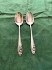 Vintage Gorham Sterling Silver Lily of the Valley Dessert Spoons - 2pc - 1.7oz