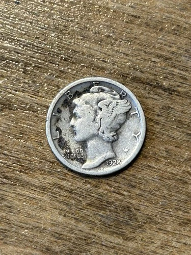 1928 Mercury Dime VG