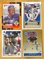 BARRY BONDS 1988 DONRUSS Baseball's Best #17 + 1991 FLEER ULTRA team #1 +1991 UD