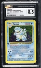 Pokemon Blastoise Base Set 1st Edition GERMAN 2/102 Holo CGC 8.5