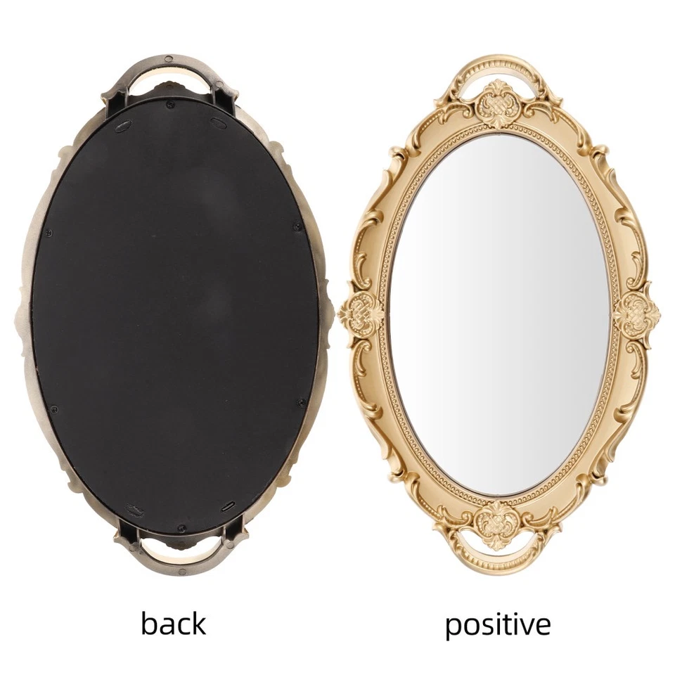  Spiegel Tablett Dekospiegel Wand Vintage -Servierschale Hochzeitsfach - Bild 3 von 4