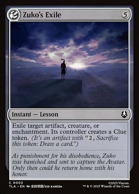 Zuko's Exile - Avatar: The Last Airbender #0003 MTG Magic The Gathering