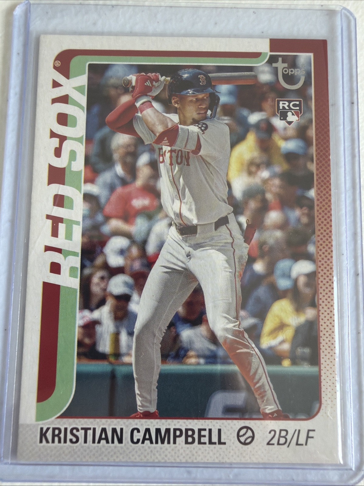 2025 Topps Update Series - Kristian Campbell #US1 Vintage Stock /99 (RC)