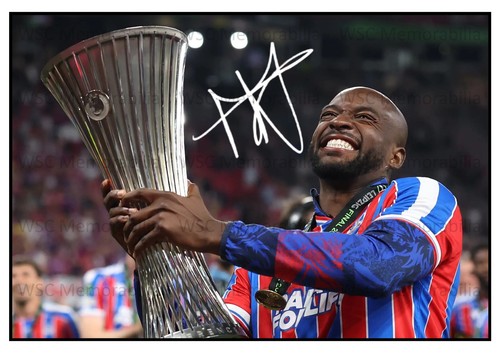 11246. Jean-Philippe Mateta Signed Pictures (A4 Prints) Crystal Palace etc.