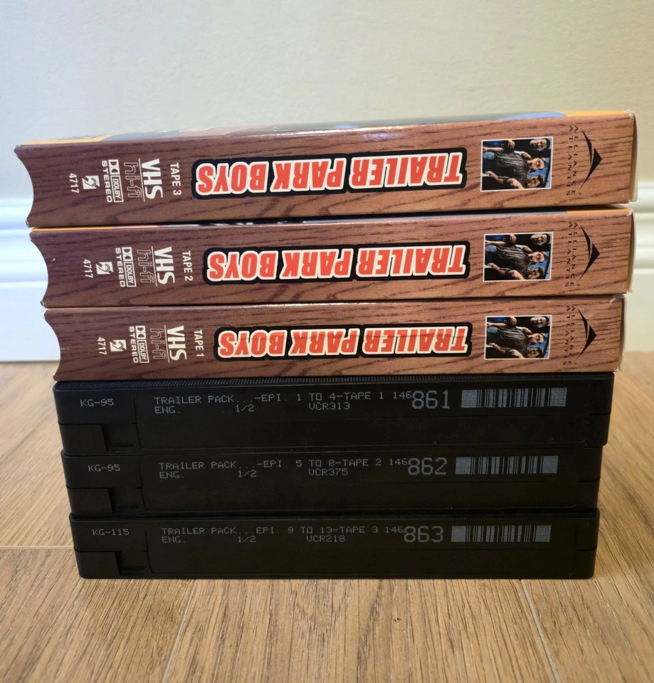 Trailer Park Boys VHS Tapes 2001 1-3 Tested/Working Seasons 1 + 2 Showcase HBO  - Image 4 of 4