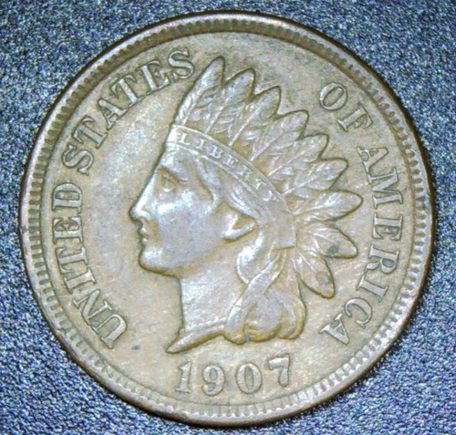 1907 Indian Head Cent  VF/XF RC41
