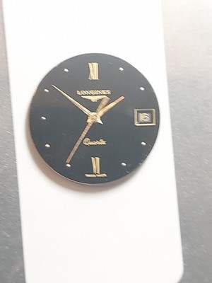 Longines Beautiful Onyx Dial Quartz Mens Calendar cal L950.2 Swiss 