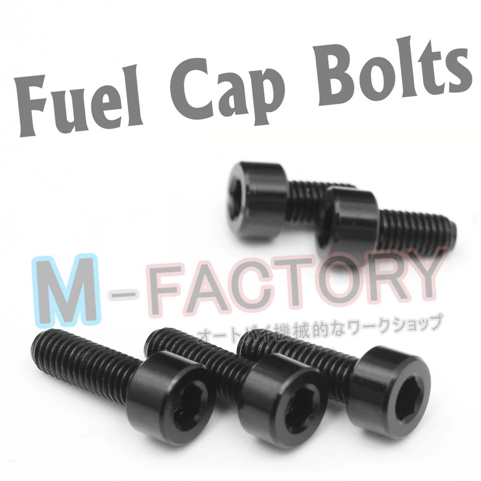 Cap Bolts Gas Cap Fuel Cap For Kawasaki Z750 R Z1000 ZX6R Ninja Z125 Z800 Foto 2 de 4