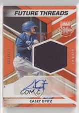 2022 Elite Extra Edition Future Threads Signatures Orange Casey Opitz Auto 0z95