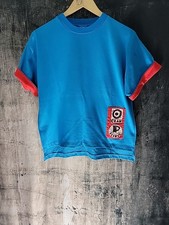 Vintage Ocean Pacific rolled sleeves colorblock Op Surf Skate 80s Kids Large B