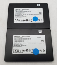 LOT OF 2 | Micron M600 SSDs | 1TB | SATA 3 | 2.5"