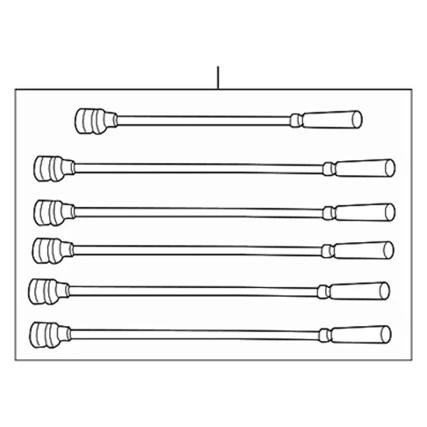 For Dodge Grand Caravan 2001-2010 Mopar 05019593AA Spark Plug Wire - Imagem 4 de 4