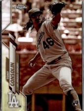 2020 Topps Chrome #114 Tony Gonsolin Sepia Refractor