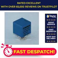 Relay fits FERRARI 328 GTB, GTS 3.2 85 to 89 F105CB Bosch 110354 40283905 New