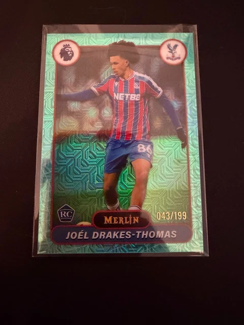 Topps Merlin Premier League 2026 Joel Drakes-Thomas Crystal Palace Rookie /199