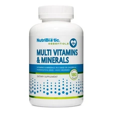 NutriBiotic – Multi Vitamins & Minerals, 180 Ct Capsules (Formerly