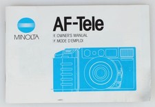 MINOLTA AF-E OWNERS MANUAL