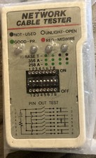 RJ45 Network/Ethernet Cat5e/Cat6 Cable/Cord Tester w/Custom Re-Wiring/Breakout