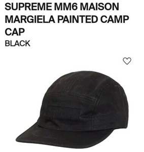 Maison Margiela キャップ Supreme x MM6 Maison Margiela Painted Camp Cap Black White
