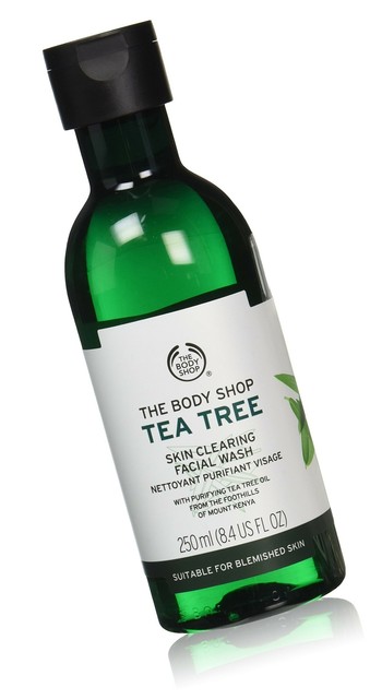 skin clearing facial wash body shop